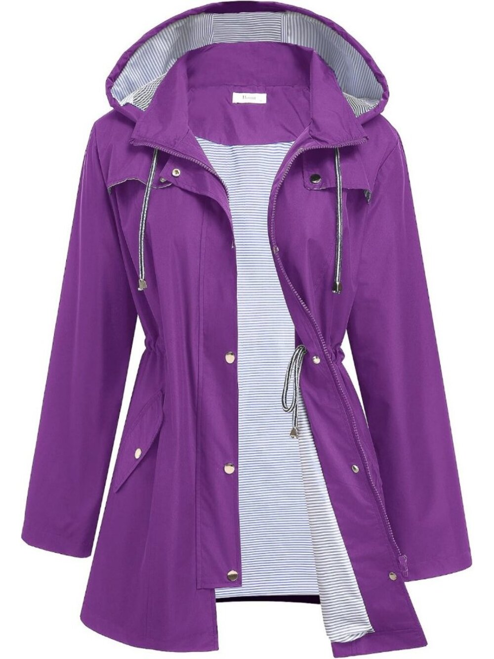 Lightweight Waterproof Women’s Rain Jacket | Lined Trench Coat for All Weather